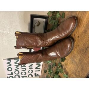 Vintage Justin Ropers Cowboy Boots - Size 9 AA